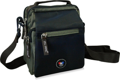 

My Pac Db Men Casual Green Polyester Sling Bag