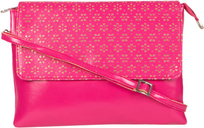 

MTE Girls Casual Pink PU Sling Bag