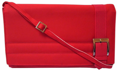 

MTE Women Casual Red PU Sling Bag