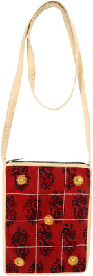 

Viniyog Women Casual Maroon Cotton Sling Bag