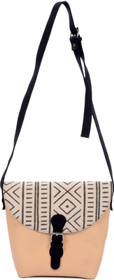 

Natural Furnish Girls Casual Multicolor Cotton Sling Bag