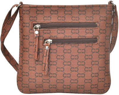 

Hawai Women Casual Brown PU Sling Bag