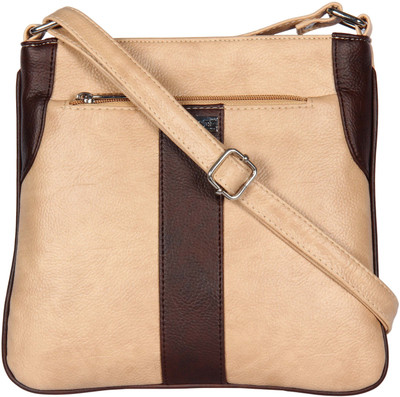 

Esbeda Women Casual Beige Leatherette Sling Bag
