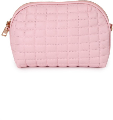 

Kleio Women Casual Pink PU Sling Bag