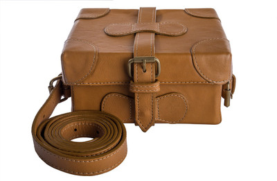 

Hidesign Women Formal Tan Genuine Leather Sling Bag