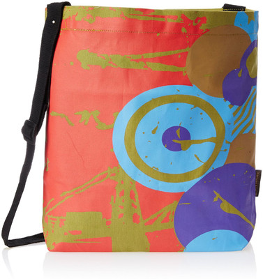 

Kanvas Katha Women Casual Khaki, Green, Blue Cotton Sling Bag, Blue;green;khaki