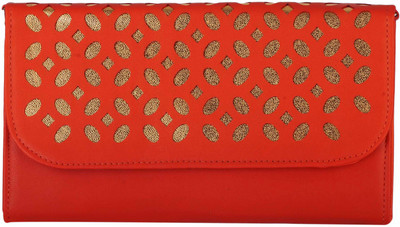 

Fantosy Women Casual Red PU Sling Bag