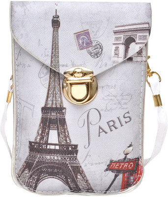 

Hawai Women Casual Grey PU Sling Bag