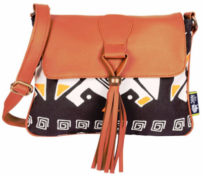 

Kanvas Katha Women Casual Multicolor Canvas Sling Bag