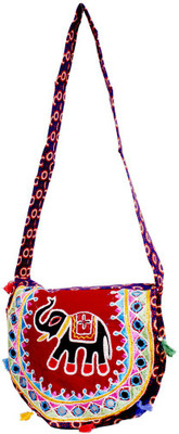 

Amazing India Girls Casual Multicolor Cotton Shoulder Bag