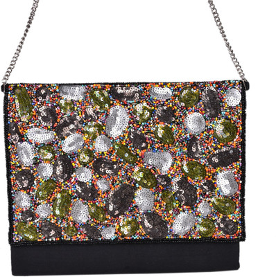 

Navya Bags Girls Evening/Party Multicolor Cotton Sling Bag