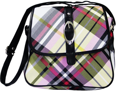 

Moladz Women Casual Multicolor PU Sling Bag