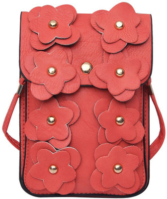 

Hawai Women Evening/Party Pink PU Sling Bag