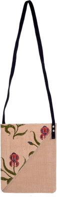 

Natural Furnish Girls Casual Multicolor Jute Sling Bag