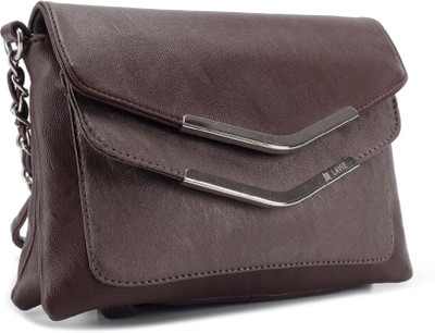 

Lavie Women Casual Brown Polyester Sling Bag
