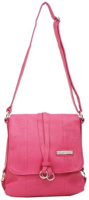 

Lino Perros Women Casual Pink PU Sling Bag