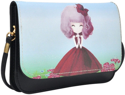 

Hawai Women Evening/Party Multicolor PU Sling Bag