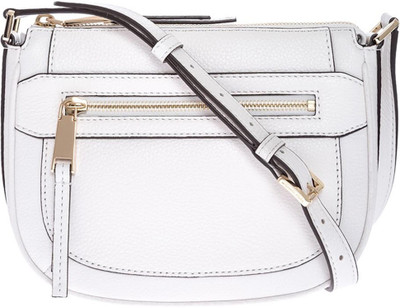 

Michael Kors Women Casual White Genuine Leather Sling Bag