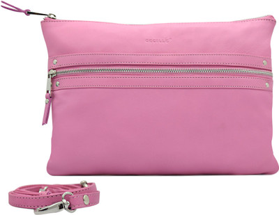 

Cecille Women Casual Pink Genuine Leather Sling Bag