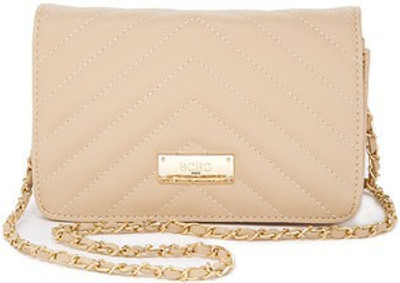 

BC BG Women Evening/Party Beige Genuine Leather Sling Bag