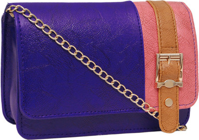 

Borse Women Evening/Party Blue, Pink PU Sling Bag