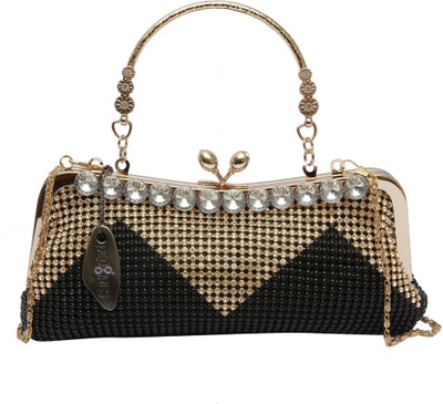 

Pepgirls Girls Evening/Party Black Leatherette Hand-held Bag