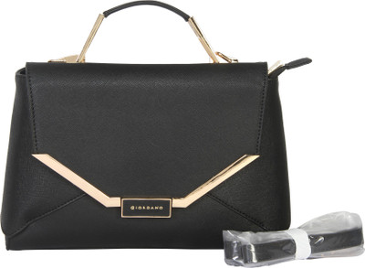 

Giordano Women Casual Black Genuine Leather Sling Bag