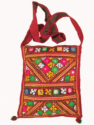 

Minky's Decor Women Casual Multicolor Cotton Sling Bag