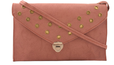 

MTE Girls Casual Orange Leatherette Sling Bag