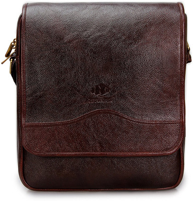 

The Clownfish Men & Women Formal Brown Leatherette Sling Bag