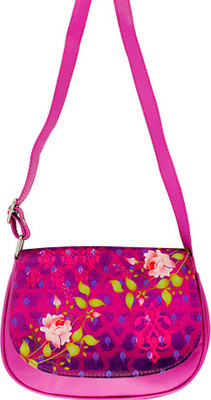 

The Ringmaster Women Casual Pink PU Sling Bag