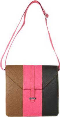 

Miss Sunshine Women Casual Pink PU Sling Bag