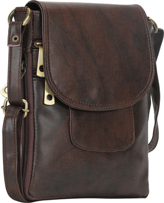 

Color Cocktail Women Casual Brown PU Sling Bag