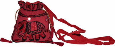 

Lal Haveli Women Casual Red Cotton Sling Bag