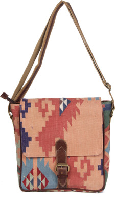 

Jaipur Textiles Hub Women Multicolor Jute Sling Bag