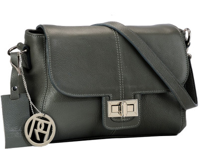 

Phive Rivers Women Casual Grey Genuine Leather Sling Bag