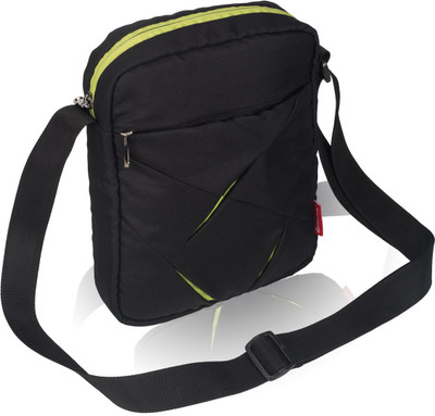

Cosmus Men Casual Black Polyester Sling Bag