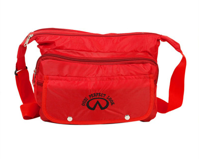 

OUDI Girls Casual Red Polyester Sling Bag