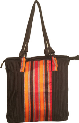 

Minky's Decor Men & Women Casual Black Cotton Shoulder Bag
