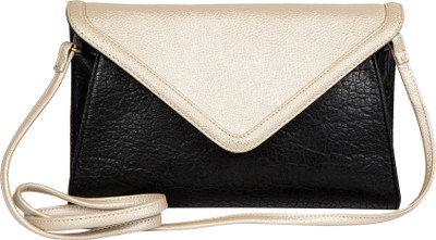 

Lomond Women Evening/Party Black, Silver PU Sling Bag
