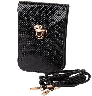 

Trendberry Women Casual Black PU Sling Bag