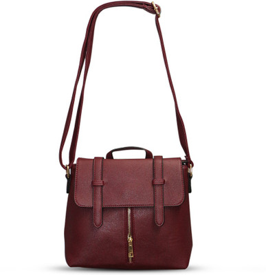 

Fabfashion Women Casual Red Polyester Sling Bag