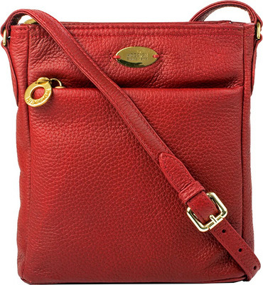 

Hidesign Women Formal Red Genuine Leather Sling Bag