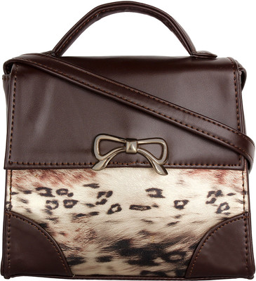 

Mastani Women Casual Brown PU Sling Bag