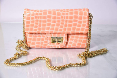 

MABEL Girls Casual Pink PU Sling Bag