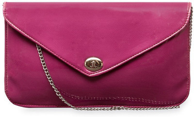 

Skyways Women Evening/Party Maroon PU Clutch