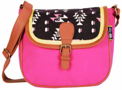 

Kanvas Katha Women Casual Multicolor Canvas Sling Bag