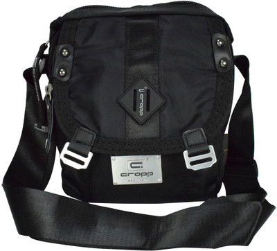 

Cropp Men & Women Casual Black Nylon Sling Bag