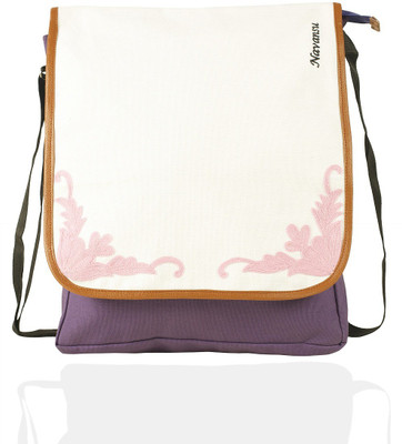 

NAVANSU Girls Casual Multicolor Canvas Messenger Bag