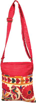 

Minky's Decor Women Casual Multicolor Cotton Sling Bag